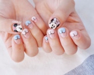 nails에 있는 첼 이쁜님의 핀 | 네일아트, 디즈니 네일, 네일