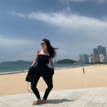 점프수트 신축성 직이주네예 ~ #부산가씨나제품 | 점프수트
