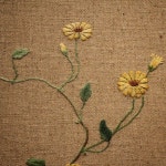 #야생화자수 #좀씀바귀 #꿈소 #꿈을짓는바느질공작소 #embroidery #ixerisstolonifera | 자수, 수공예 자수, 자수패턴