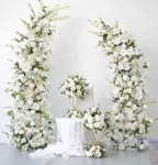 Pin by Jjungandyou on 결혼식 꽃 장식 in 2023 | Wedding arch flowers, Wedding archway, Wedding arch