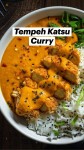 Tempeh Katsu Curry | Romylondonuk | Vegan Dinner Recipes in 2022 | Vegan dinner recipes, Rice recipes vegan, Tempeh recipes