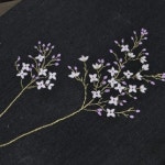 수수꽃다리 #야생화자수 #야생화느낌자수 #들꽃자수 #꽃자수 #handmade #embroidery #flowers