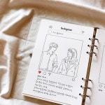 팔베개 在 Instagram 上发布：“나정아,, 행복해줘,,, #미스함무라비 #그림일기러” in 2020 | Bullet journal hand... 