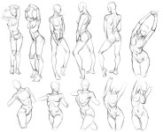 Pin page Pin by 뚱이 물 on 크로키 | Human figure drawing, Figure drawing reference, Body type drawing