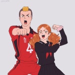 신사 on Twitter: 남매…  | Haikyuu characters, Haikyuu, Anime
