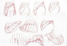 교복치마 그리기 : 네이버 블로그 - 2020 | 그림, 드로잉 강좌, 그리기