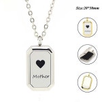 선물로 체인 무료! 20*30mm 자기 폐쇄 316l 스테인레스 스틸 유산 아로마 테라피 로켓 기관총 목걸이 | 목걸이, 아로마테라피, 악세사리