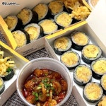 탄수화물덕후들한테 소문났다는 잇템 🌟 계란지단 꽉찬 김밥에 매콤한 대창 올려서 먹으면 찐맛탱 #해리단길 #해리공작 #온천천맛집... 