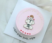Vera & Cake (베라앤) on Instagram: “주문케이크 #내가그린케이크 디자인 보내주셔서 그대로 ~ 😊🎈 . 안에는 #초코우유케이크... 