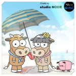 한우 캐릭터 하누와 하니,애완돼지 꿀