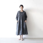 with Ash dyed Dress /Antiquités 2016FW02 🌚 #ichiAntiquités_clothes #ichiAntiquités_exhibition | 옷, 리넨