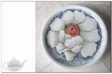 [감성공방.마마스핸즈] 정밀꽃, 고급디자인, 정밀묘사, 한파, 설준비 - 2020 | 도자기 페인팅, 도자기, 빈티지