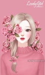 2016년 러블리걸 일러스트 모음_10 Pinterest