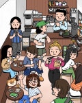 디스타임투모로우 | 제주의 카페 롱리브 @longlive_coffeebrewers 의 일러스트를 그렸습니다. 제주에 살던 시절 참 애정하는 카페들 중...