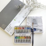 윈저앤뉴튼 최고급 수채화 체험작가에 당첨 되었어요... watercolor kit🦋 . -윈저앤뉴튼 프로… | 수채화 그림, 아티스트, 수채화