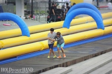 D.O, Baekhyun - 150617 Baskin Robbins advertisement shoot Credit: HOLDyourHAND. (배스킨라빈스 광고촬영) | 백현