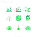 유토이미지 | 환경_친환경에너지 관련 벡터 아이콘