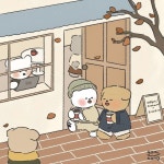 고미콩 在 Instagram 上发布：“가을 산책🐶🐶🍂 이제 낙엽이 우수수 떨어지더라구요! 뭔가 아쉬운 마음이에요,,🥲”