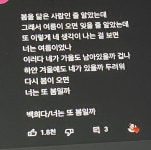 너는 또 봄일까