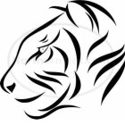 Pin de 유성률 en Great things | Siluetas animales, Tigre tribal, Fotos de animales salvajes