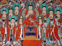 청룡사 영산회괘불탱 | 예술, 칠하기, 그림