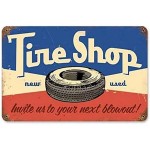 Cave Wall Decoration - As The Picture 22 / 20x14cm Decor Vintage Metal Signs Tin Sign Tire Shop Service Repair Funny Post nel 2024