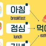 Sun teaches Korean on Instagram: 아침/점심/저녁 먹어요🤤☕️🍜🥙 | Teaching, Korean