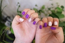 챠미네일(charmy nail) | Polka Do Nail Korean Nail Idea #땡땡이네일 #Akiwarinda