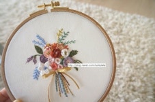 [프랑스자수]입체자수꽃 : 네이버 포스트 | Embroidery inspiration, Coin purse, Embroidery