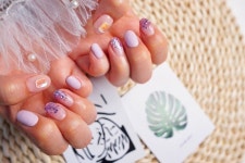 #블라썸9월아트 무광➕유광그라데이션 . . #nail#네일#네일아트#nailart#젤#gel#젤아트#gelart#젤네일#gelnail#송파네일#뷰러펌... 