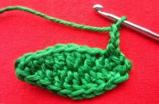 코바늘로 다양한 잎사귀 뜨기