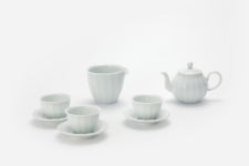 도농도예 Handmade White Porcelain Tea Set