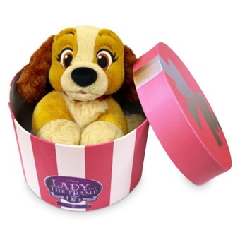 Lady Plush in Hatbox – Lady and the Tramp 65th Anniversary – Limited Release – Small – 6'' | shopDisney in 2020 | Lady...