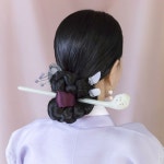 binyeo 비녀 Korean hair binyeo Natural White Jade Seoul... Korean hanbok binyeo 비녀 | Silver hair pin, Hair sticks, Hanbok