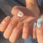 이거정말 노을 바다빛 🌅 #빈티지네일 #키치네일 #대전네일 #히토네일 🛋️ 디자인 참고시 @_hito_nail 출처 남겨주세요 ✴️ 예약 전 인스타... 