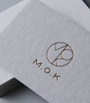 200 Business Cards - 16PT textured scotland matte recycled stock - with metallic foil gold/silver an - 2020 | 그래픽 디자인 로고... 