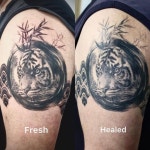 J.ryong 제이룡 타투 성남타투 분당타투 용인타투 on Instagram: “Healed 😳 - @j.ryong__tattoo - 약 한달후 회복(발색) 상태 입니다.... 