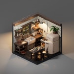 3d 레퍼런스에 있는 최 서빈님의 핀 | 미니어처 하우스, 인테리어, 방 디자인