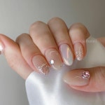 soma:nail 소마네일 | 범계네일 안양네일 군포네일 on Instagram: 겨울부터 꾸준히 찾아주시는 디자인✨ ⠀ ⠀ 누드 핑크 넘 조아요..🫶... 