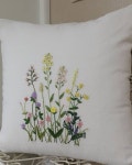 들꽃 쿠션~ #자수쿠션 #embroidery #쿠션 #프랑스자수 #세종시