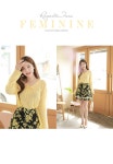 [씨스루맵시*knit/a0105브이넥이 가녀린 느낌을 주는 니트!!여성스러운 씨스루 디자인이~여리여리함을 살려 주는 니트!] in 2020... 