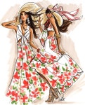 Sending out some Summer Vibes on this chilly New York Day! 🍉🥝🍓 | 사람