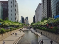 청계천 (Cheonggyecheon) | Street view, Scenes, Street