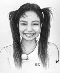 이지힐링아트 - 인물화 / 드로잉 / 수채화 on Instagram: “#jennie #drawing ~! 💗 이 사진은 제니를 그리려는 사람이라면 꼭한번... 