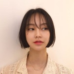 #똑단발 여리여리 #페이스라인컷 과 믹스💕 . . #단발머리펌 곱슬이 심한편이라 #볼륨매직 했어요 . . . 🌹오래보아도 아름답다 그대처럼... 
