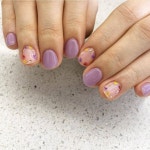 #네일 #라벤더 #풀컬러 #생화 #꽃 #봄 #라운드쉐입 by 라벨르네일 - 네일하기 전에, 젤라또 #네일 #라벤더 #풀컬러 #생화 #꽃 #봄... 