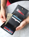 well-made and sophisticated wallet! It is made with genuine cow leather giving luxurious look and feel to th… | 지갑, 가죽, 공예