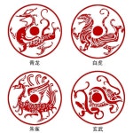 4대 신수 고풍 14k 금빛 청룡 백호 주작현무 신수 개성 맞춤