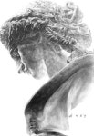 석고소묘, plaster pencil drawing 아리아스
