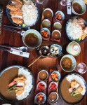 #세화맛집 #세화해변 #살찐고등어 #횟집인줄 #흑돼지 #흑돼지등심돈까스 #나는등심까스카레정식 #빵은무한리필 … | Brunch... 